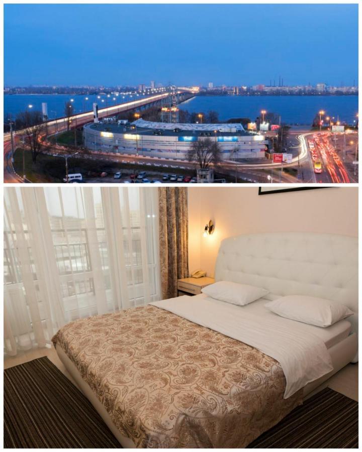 Staybridge Mini-Hotel In Most City Panoramic River View Dnipro Exteriör bild